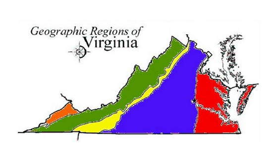 Five Regions Of Virginia Home
